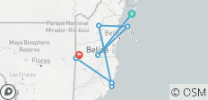  Belize: Sehen und erleben Sie ALLES in 10 Tagen, 1. Klasse individuelle Rundreise - 8 Destinationen 