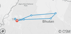  Circuit au Bhoutan 6N/7D - 8 destinations 