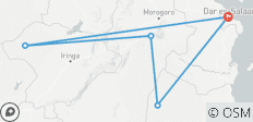  9 Tage Juwelen aus Südtansania fliegen in Safari - 5 Destinationen 