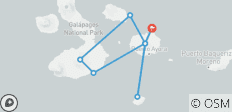  Beknopt Galapagos - 9 bestemmingen 