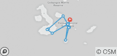  Beknopt Galapagos - 9 bestemmingen 