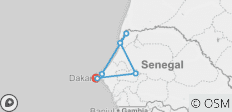  Senegal-Highlights 8 Tage/7 Nächte (Comfort Plus) - 9 Destinationen 