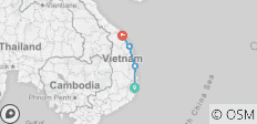  Radfahren Zentralküste Vietnam 4 Tage - 4 Destinationen 