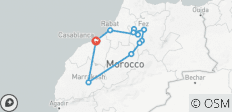  Marokko Kultur- und Abenteuerreise - 11 Destinationen 