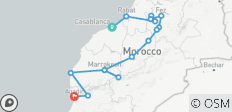  Magisches Marokko Luxusreise - 16 Destinationen 