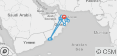  Grand Nights of Oman 10 Days – Oman Tour Package - 22 destinations 