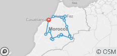  Marokko Rundreise ab Casablanca (10 Tage) - 17 Destinationen 