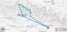  Annapurna Circuit Trekking - 13 destinations 