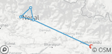  Kurzer Mardi Himal Trek - 6 Destinationen 