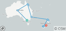  Points forts de l\'Australie et de la Nouvelle- Zélande - 14 destinations 