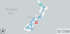  Unerforschtes Neuseeland - 17 Tage - 13 Destinationen 