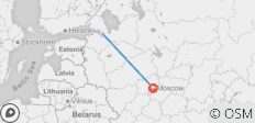  Die Pracht von Sankt Petersburg und Moskau - 2 Destinationen 