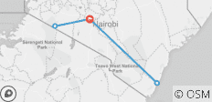  3 Tage Maasai Mara und 3 Tage Mombasa - 5 Destinationen 