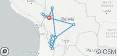  Bolivia: zie en beleef bijna alles in 10 dagen, 1e klas maatwerkreizen - 16 bestemmingen 