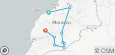  Morocco Mountains And Sahara Hiking Tour - 9 destinations 