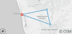  Die Schöheit von Kerala - 4 Destinationen 