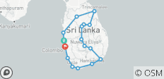  Zwei Wochen in Sri Lanka - 16 Destinationen 