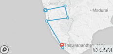  Faszinierendes Kerala - 7 Tage - 6 Destinationen 