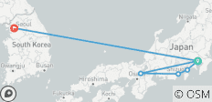  10 jours de découverte du Japon et de la Corée du Sud - 6 destinations 