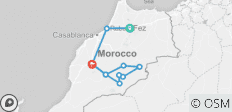  Ontdekkingstocht door Marokko vanuit Fez 9 Dagen 8 Nachten - 11 bestemmingen 