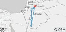  Höhepunkte aus Jordanien - 4 Tage, 3 Nächte - 7 Destinationen 