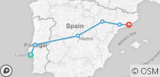  Lissabon, Madrid und Barcelona - 6 Destinationen 