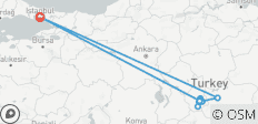  Istanbul und Kappadokien 5 Tage mit 2 Flügen (Kleine Gruppe) - 9 Destinationen 