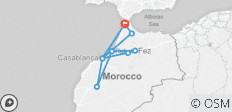  Marokko Entdeckungsreise aus Tanger 9 Tage 8 Nächte (Comfort) - 9 Destinationen 
