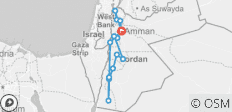  Entdecke Jordanien - 7 Tage, 6 Nächte - 15 Destinationen 