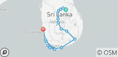  Sri Lanka: See &amp; Experience it ALL in 10 Days, 1st Class Traveling - 17 destinations 