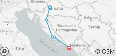  Kroatische Höhepunkte - Privat geführte Rundreise von Zagreb nach Dubrovnik - 5 Destinationen 