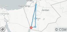  Das Beste vom südlichen Jordanien (ab Flughafen Aqaba) - 5 Tage - 5 Destinationen 