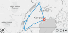  Uganda Safari - 10 Destinationen 