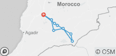  Kamel-Trekking Tour durch die Wüste Marokkos (ab Marrakesch) - 6 Tage - 8 Destinationen 