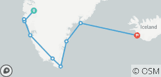  Auf den Spuren von Eric dem Roten: Von Grönland nach Island (mit Flügen) - 9 Destinationen 