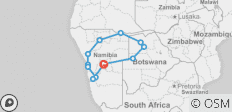  Namibia &amp; Botswana: Dunes &amp; Delta - 12 destinations 