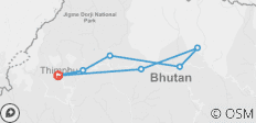  Bhutan: cultural small group tour - 7 destinations 