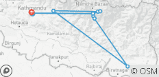  Mera Peak Summit Terugkeer per Helikopter 11 Dagen - 11 bestemmingen 