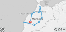  Excursies Marokko: Het beste van Marokko - 15 dagen - 12 bestemmingen 