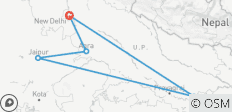  Circuit de 6 jours dans le Triangle d\'Or avec Varanasi et lever de soleil sur le Taj Mahal - 5 destinations 