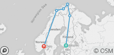  Nordlichter Skandinaviens - 6 Destinationen 