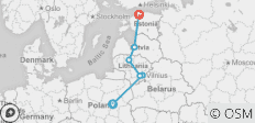  Warschau &amp; das Baltikum (Klassische Rundreise, 8 Tage) - 6 Destinationen 