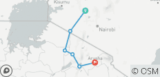  Von Kenia nach Tansania - 10 Tage (Mittelklasse) - 6 Destinationen 