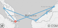  Malaysia und Singapur Genussreise: Fantastische Geschmäcker - 15 Destinationen 