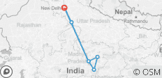  Tijgersafari India met Taj Mahal Tour - 8 bestemmingen 