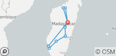  Circuit combiné de Madagascar en 14 jours - partie sud et nord- ouest - 10 destinations 