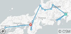  Grote Trail van Japan - 14 bestemmingen 