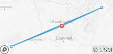 Voyage personnalisé de 5 jours en famille à Oulan-Bator, avec guide et chauffeur privés - 4 destinations 