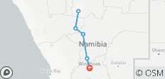  Privatrundreise zum Etosha-Nationalpark (3 Tage) - 9 Destinationen 