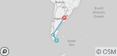  Argentinien: Ushuaia, Calafate &amp; Buenos Aires oder umgekehrt - 7 Tage - 5 Destinationen 